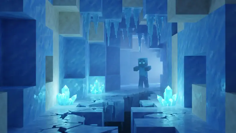 Ice Caves Minecraft อยู่ที่ไหน วิธีหา และของใหม่ทั้งหมดในถ้ำน้ำแข็ง (26.4)