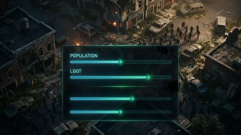 ตั้งค่า Sandbox / Server Settings Project Zomboid ให้สนุก